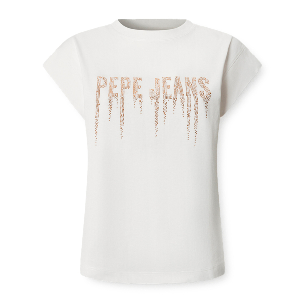 Pepe Jeans T-shirts hauts et polos Blanc - T-SHIRT CARINA - S - Ref 32 €